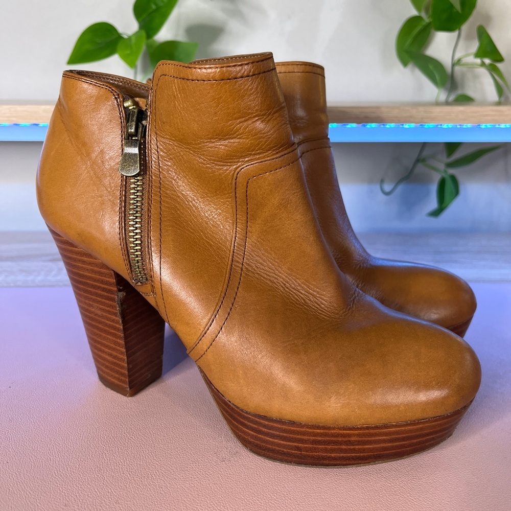 Gianni Bini Tan Ankle Boots